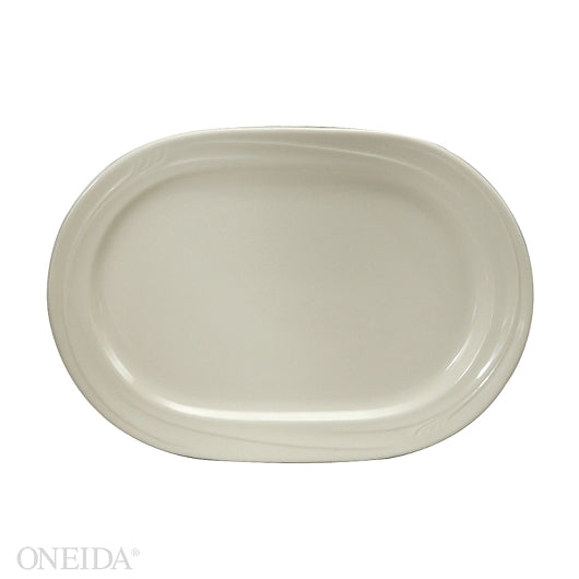 Oneida Platter China Espree Undecorated, 1 x 12 each Case - Serving Trays Platters
