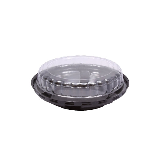D&W Fine Pack Pie 6 Inch with Shallow Dome Lid, 1 x 200 x 200 each Case - Food Containers & Lids