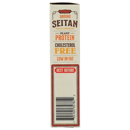 Upton's Naturals Ground Seitan, 6 x 8 oz Case - Alternate product angle or state