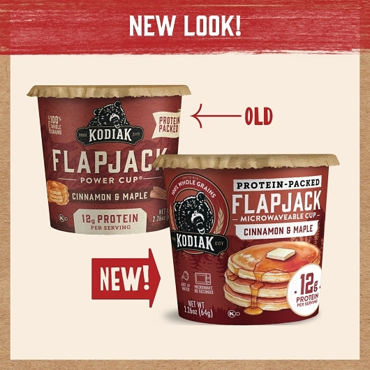 Kodiak Cinnamon & Maple Flapjack Cup, 12 x 2.26 oz Case - DOT product image 8