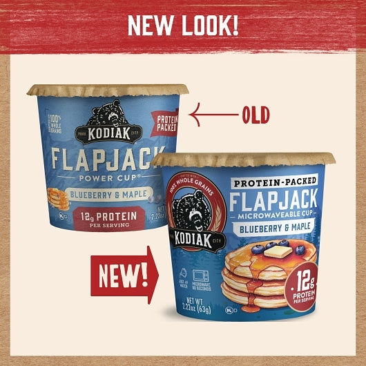 Kodiak Blueberry & Maple Flapjack Cup, 12 x 2.22 oz Case - DOT product image 8