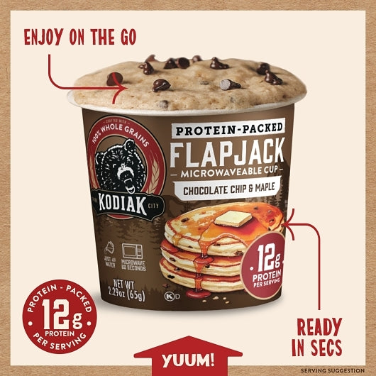 Kodiak Cakes Chocolate Chip Cup, 12 x 1.7 oz Case - DOT product image 8