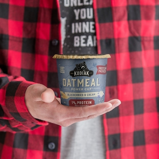 Kodiak Cakes Blueberry & Cream Oatmeal Cup, 12 x 1.584 oz Case - DOT product image 4