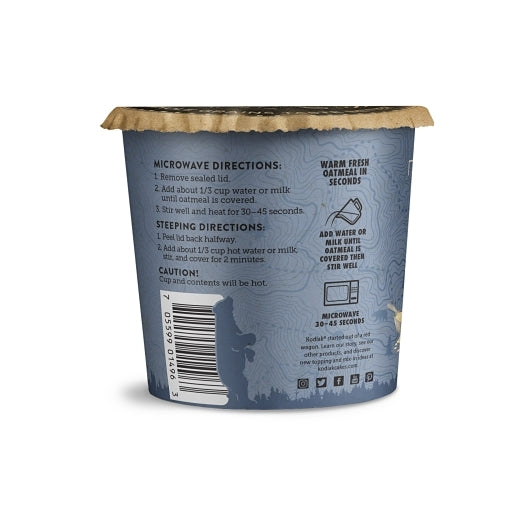 Kodiak Cakes Blueberry & Cream Oatmeal Cup, 12 x 1.584 oz Case - DOT product image 2