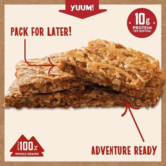 Kodiak Peanut Butter Crunchy Granola Bars, 12 x 9.5 oz Case - DOT product image 3
