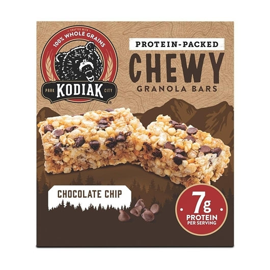 Kodiak CHOCOLATE CHIP CHEWY BARS, 12 x 6.17 oz Case - DOT product image 5