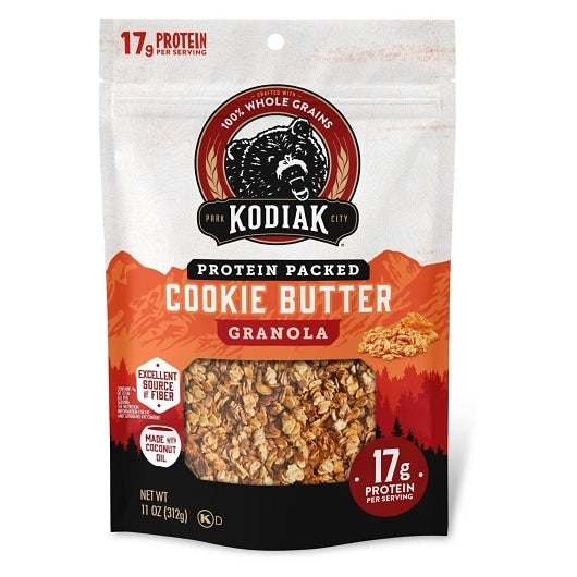 Kodiak Cakes Cookie Butter Granola Pouch, 5 x 11 oz Case - Breakfast Foods