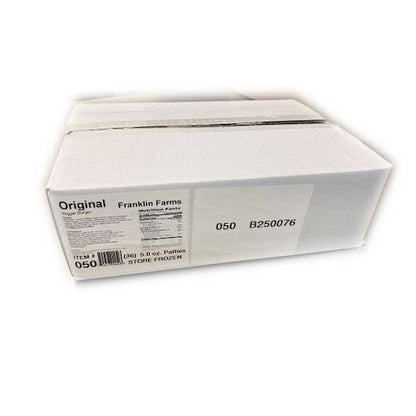 Franklin Farms Original Veggie Burger, 1 x 36 ct Case - DOT product image 4