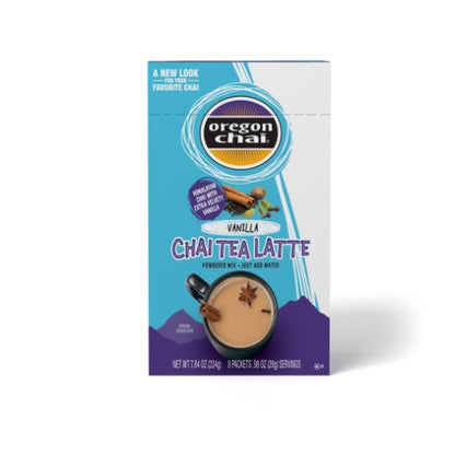 Kerry Oregan Chai Vanilla Chai Tea Latte Mix, 6 x 8 ct Case - Coffee & Tea