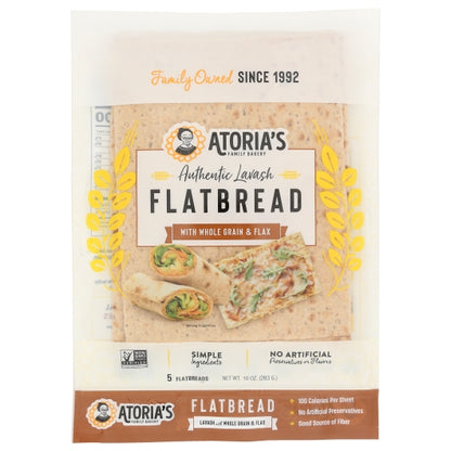 California Lavash Retail 8" x 10" Non-GMO, Vegan, Kosher Retail Whole Grain Lavash Flatbread, 10 x 10 oz Case - DOT product image 2