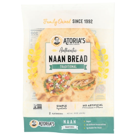 California Lavash Retail Traditional Naan Flatbread - Non-GMO - Vegan Kosher, 8 x 10 oz Case - DOT product image 2