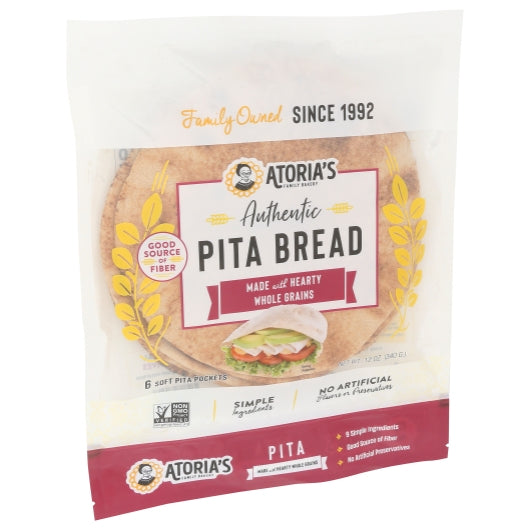 California Lavash Thin 7 inch Whole Grain Pita - Thin & Pocketed, 8 x 12 oz Case - DOT product image 3