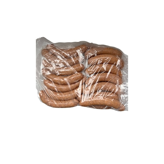 Polidori Sausage Raw Andouille Sausage Link, 1 x 10 lb Case - Frozen Meat & Seafood