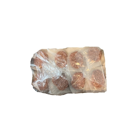 Polidori Sausage 8X1 2Z Breakfast Country Style Sausage Patty, 1 x 7 lb Case - Frozen Meat & Seafood