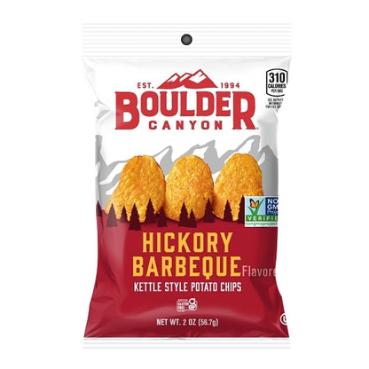 Boulder Canyon Hickory Bbq, 8 x 2 oz Case - Snacks