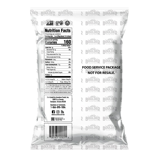 Boulder Canyon Kettle Chips Natural Flavor, 8 x 16 oz Case - Alternate product angle or state