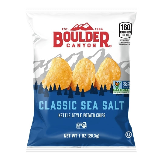 Boulder Canyon Sea Salt, 72 x 1 oz Case - Snacks