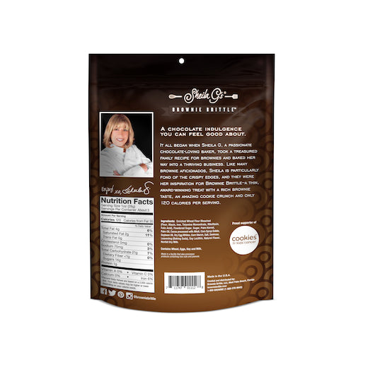 Sheila G's Chocolate Chip Brownie Brittle, 8 x 8 each Case - DOT product image 2