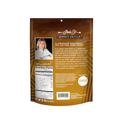 Sheila Gs Toffee Crunch Brownie Brittle, 8 x 2.75 oz Case - DOT product image 2