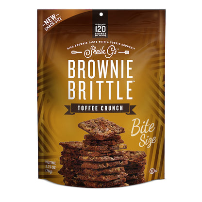 Sheila Gs Toffee Crunch Brownie Brittle, 8 x 2.75 oz Case - Bakery & Desserts