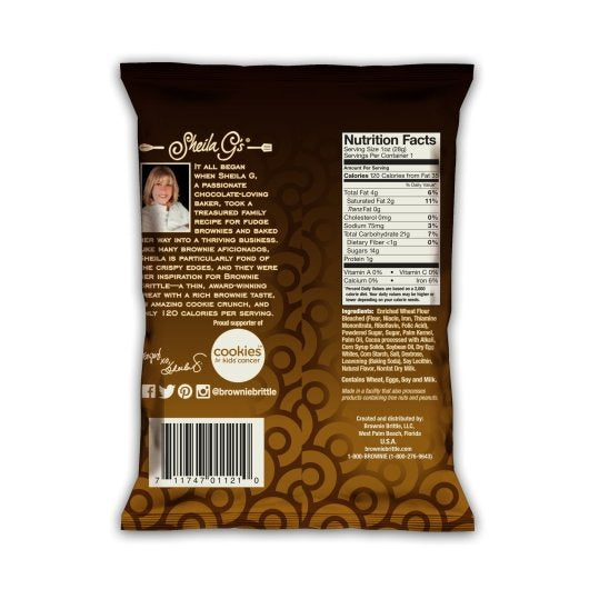 Sheila G's CHOCOLATE CHIP Brownie Brittle TRAYS, 6 x 8 each Case - DOT product image 2