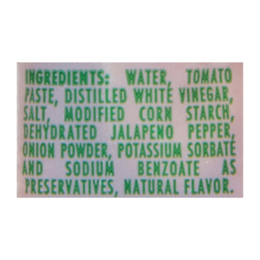 Salsa Del Sol Jalapeno Hot Sauce Single Serve, 500 x 9 GR Case - DOT product image 7