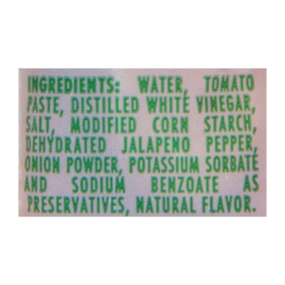 Salsa Del Sol Jalapeno Hot Sauce Single Serve, 500 x 9 GR Case - DOT product image 7