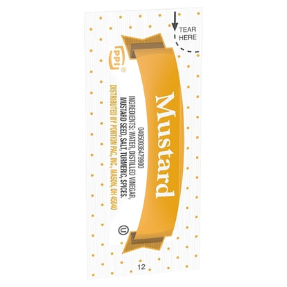 Portion Pac Mustard Single Serve, 200 x 5.5 GR Case - DOT product image 2