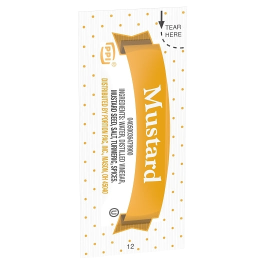 Portion Pac Mustard Single Serve, 200 x 5.5 GR Case - DOT product image 2