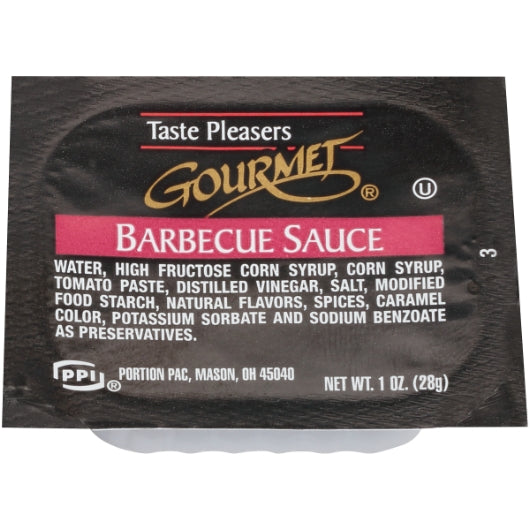 Taste Pleasers Gourmet Sauce Taste Pleasers Barbecue Bulk, 100 x 1 oz Case - Condiments & Sauces