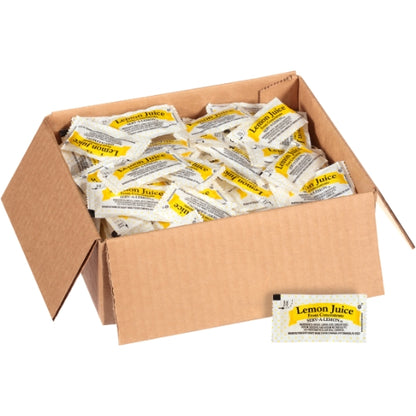 Portion Pac Lemon Juice, 200 x 4 GR Case - DOT product image 8