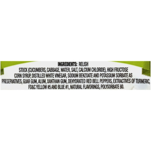 PPI Single Serve Sweet Relish Single Serve Packet, 200 x 9 GR Case - DOT product image 6