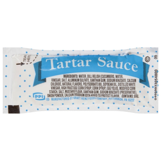 Ppi Single Serve Tartar Sauce Single Serve Packets, 200 x 12 GR Case - Condiments & Sauces