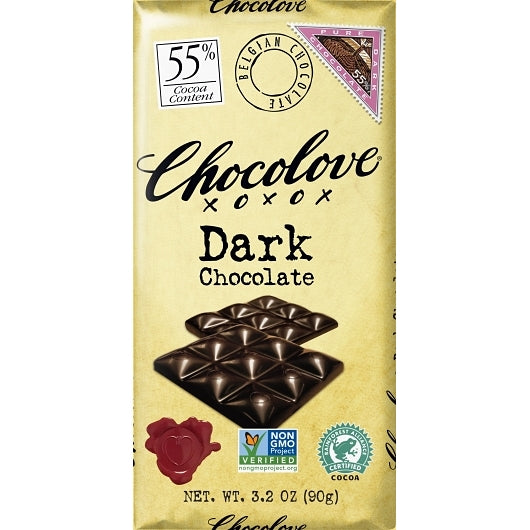 Chocolove Dark Chocolate Bar, 12 x 12 x 3.2 oz Case - DOT product image 3