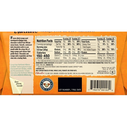 Chocolove Orange Peel Dark Chocolate Bar, 12 x 12 x 3.2 oz Case - DOT product image 4