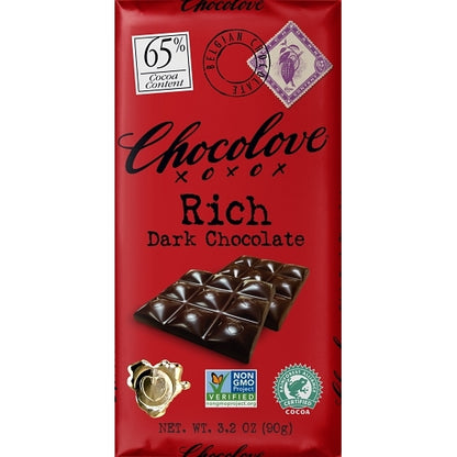 Chocolove Rich Dark Chocolate, 12 x 12 x 3.2 oz Case - DOT product image 5