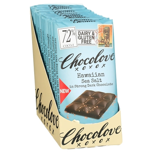 Chocolove Strong, Bittersweet Belgian Dark Chocolate And Hawaiian Alaea Red Sea Salt, 18 x 3 oz Case - Candy & - image 2