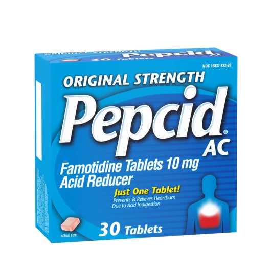 Pepcid Complete Acid Reducer Tablets, 6 x 6 x 30 ct Case - DOT product image 2