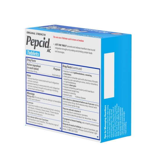 Pepcid Complete Acid Reducer Tablets, 6 x 6 x 30 ct Case - DOT product image 6