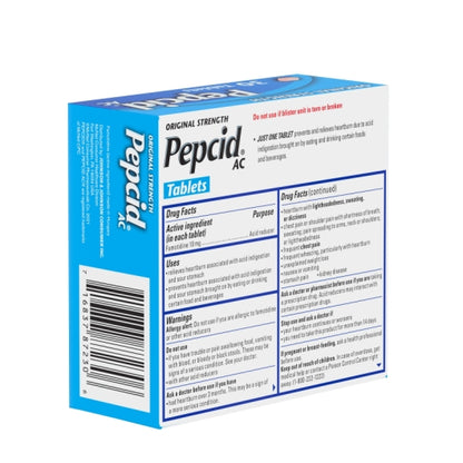 Pepcid Complete Acid Reducer Tablets, 6 x 6 x 30 ct Case - DOT product image 5