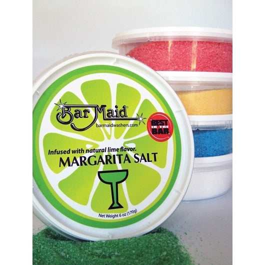 Bar Maid White Margarita Salt Infused with Lime, 1 x 12 ct Case - Bar Supplies