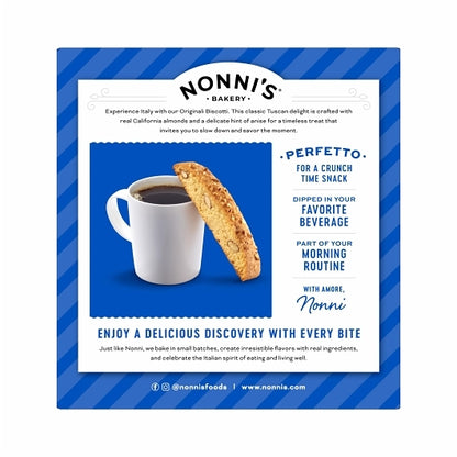 NONNI'S FOOD COMPANY ORIGINAL BISCOTTI, 6 x 6 each Case - DOT product image 8