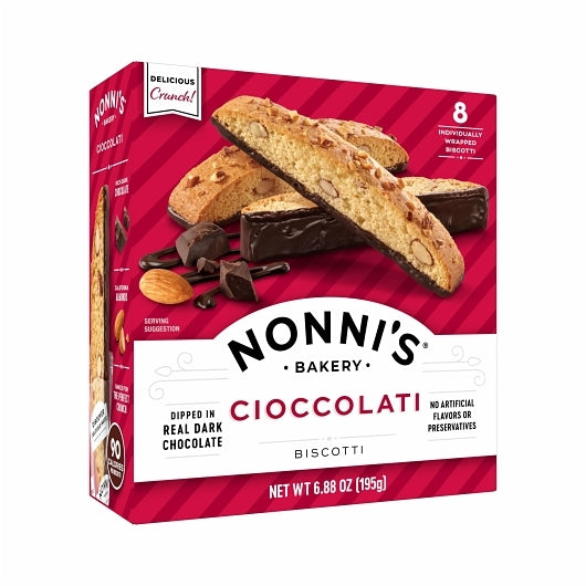 Nonni's Bakery CIOCCOLATI BISCOTTI, 6 x 6 each Case - DOT product image 3