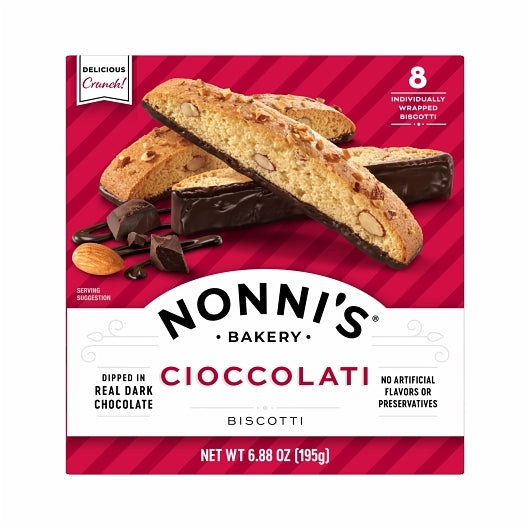 Nonni's Bakery CIOCCOLATI BISCOTTI, 6 x 6 each Case - DOT product image 2