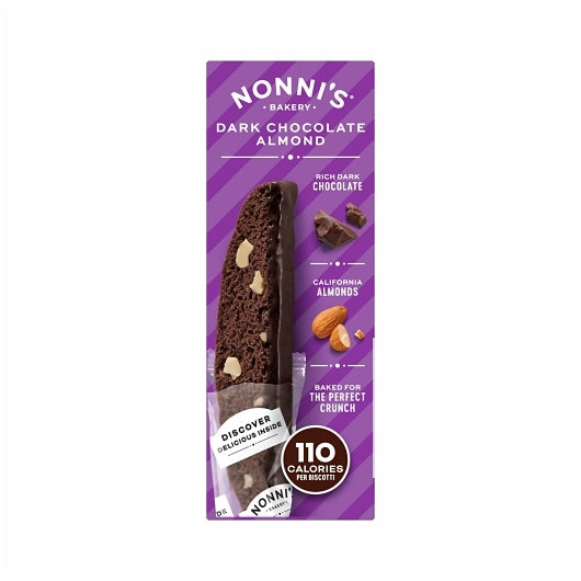 Nonni's Bakery DARK CHOCOLATE ALMOND BISCOTTI COOKIES, 6 x 6.88 oz Case - DOT product image 4