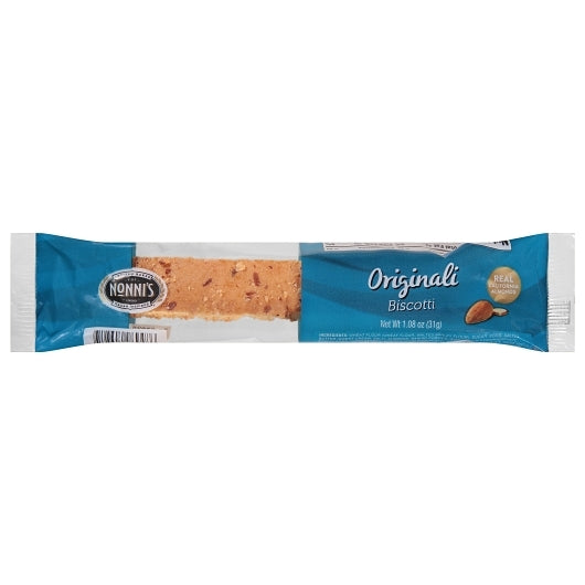Nonni's Originali Biscotti Individually Wrapped Biscotti, 48 x 1.07 oz Case - Bakery & Desserts