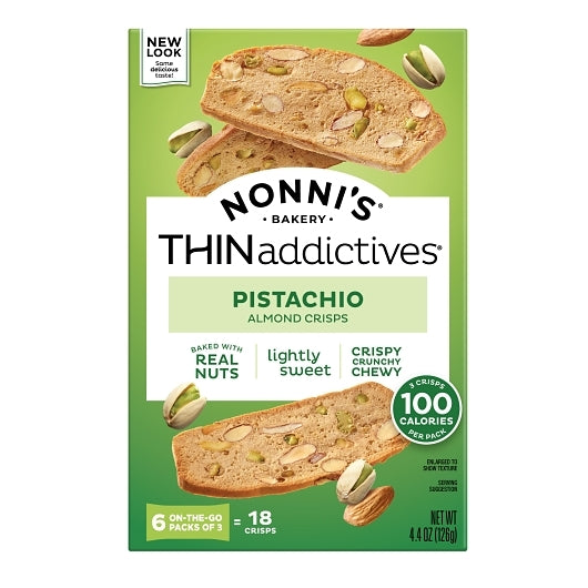 Nonni'S Thin Addictives PISTACHIO ALMOND, 6 x 6 each Case - DOT product image 2