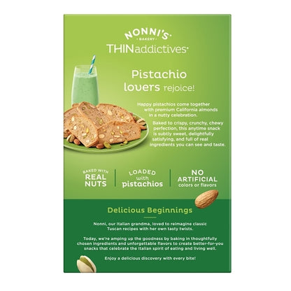 Nonni'S Thin Addictives PISTACHIO ALMOND, 6 x 6 each Case - DOT product image 7