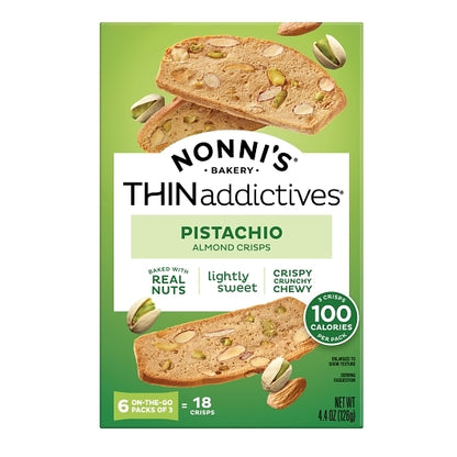THINaddictives Pistachio Almond, 6 x 4.4 oz Case - Nuts & Seeds