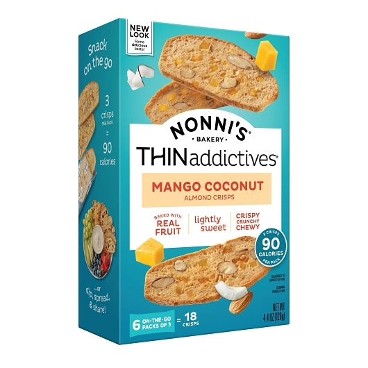 Nonni'S Thin Addictives Mango Coconut, 6 x 4.4 oz Case - DOT product image 2
